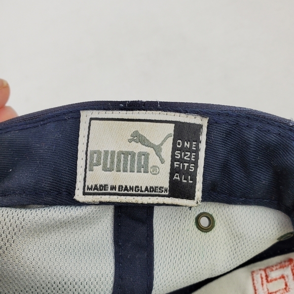 Vtg Puma Miami Dolphins Hat Ball Cap Eclipse NFL Pro Line Draft Adult One Sz 90s - Picture 11 of 12